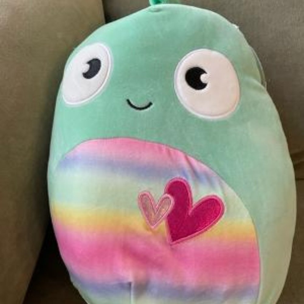 Squishmallow 12" Kent Chameleon  2022 Valentine Series NWT